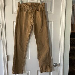 Levi's Men's 514 Tan Jeans